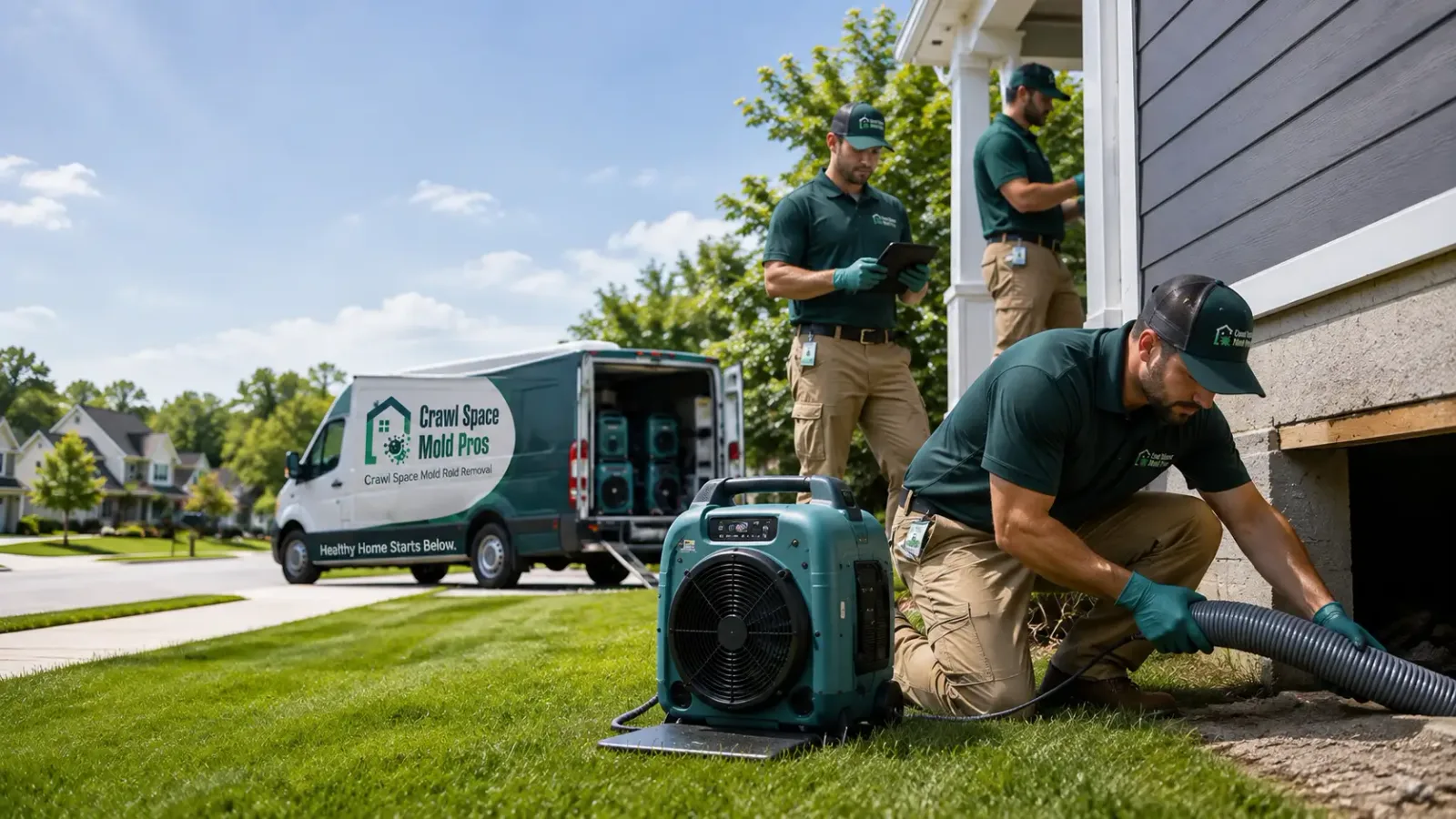 Crawl Space Mold Removal in Moyers, OK